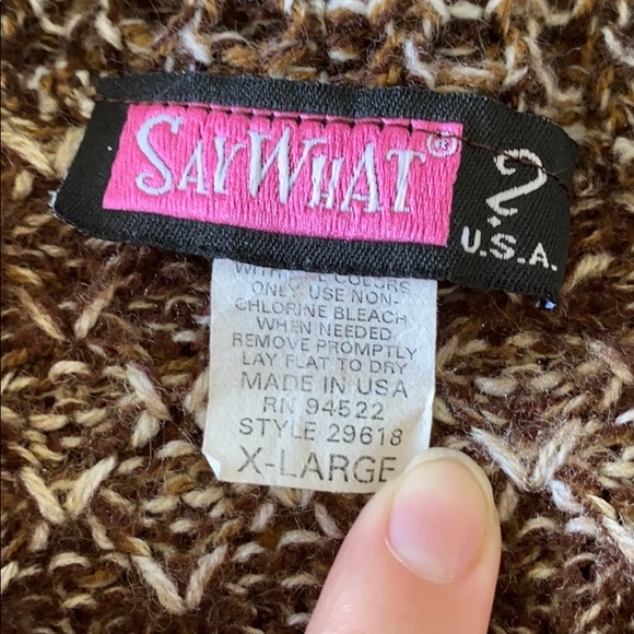 Knit Sweater Shaw - Picture 8 of 11